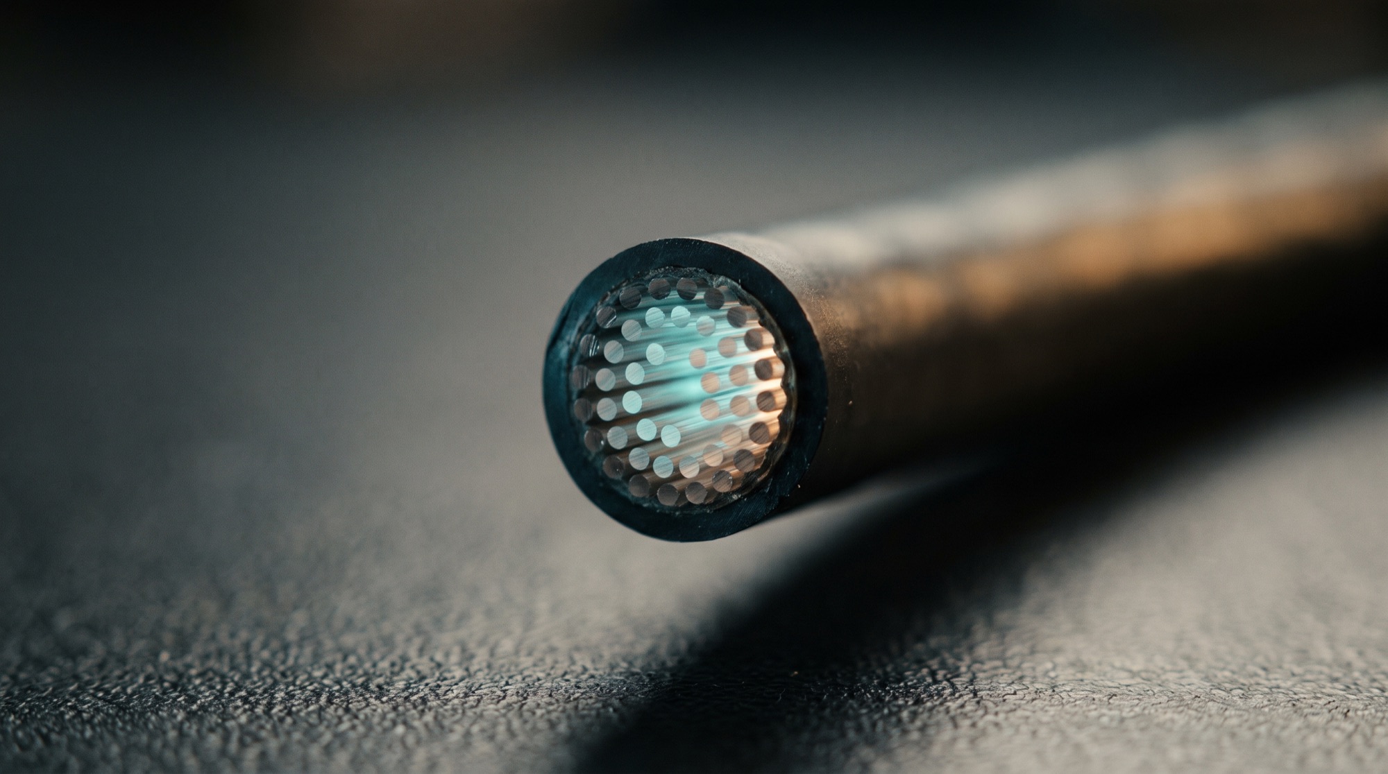 Fiber optic cable cross section